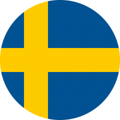 Sweden Flag Round Large 235x235